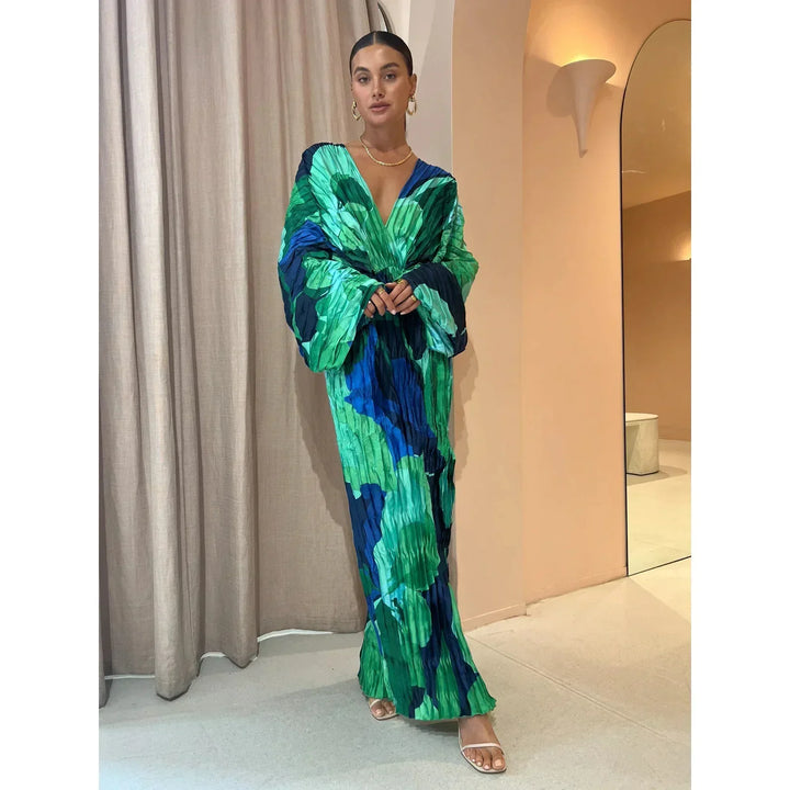 Drune | Elegantes Kleid Mit V-Ausschnitt – Stilvoll Und Schick