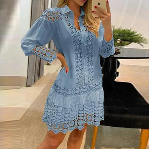 Drune | Elegantes Mini Blonde Kleid