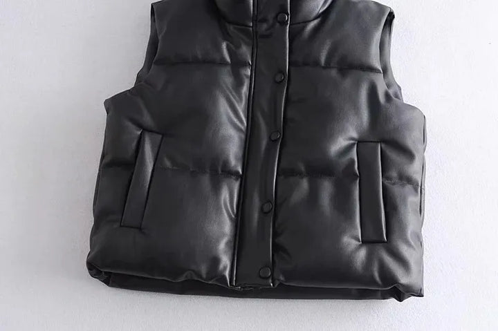 Drune | Leder Weste Kurz & Stylisch