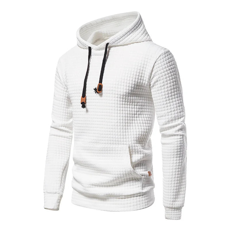 Drune | Herren Kapuzenpullover - Sommer Hoodie für Herren mit Struktur & Stil