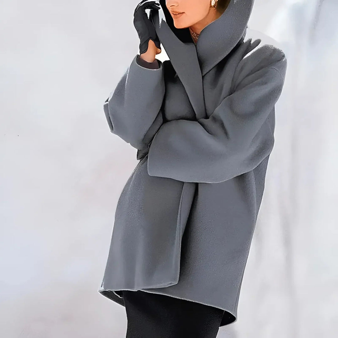 Drune | Eleganter warmer langer Wintermantel mit Knopfverschluss ideal für Herbst/Winter