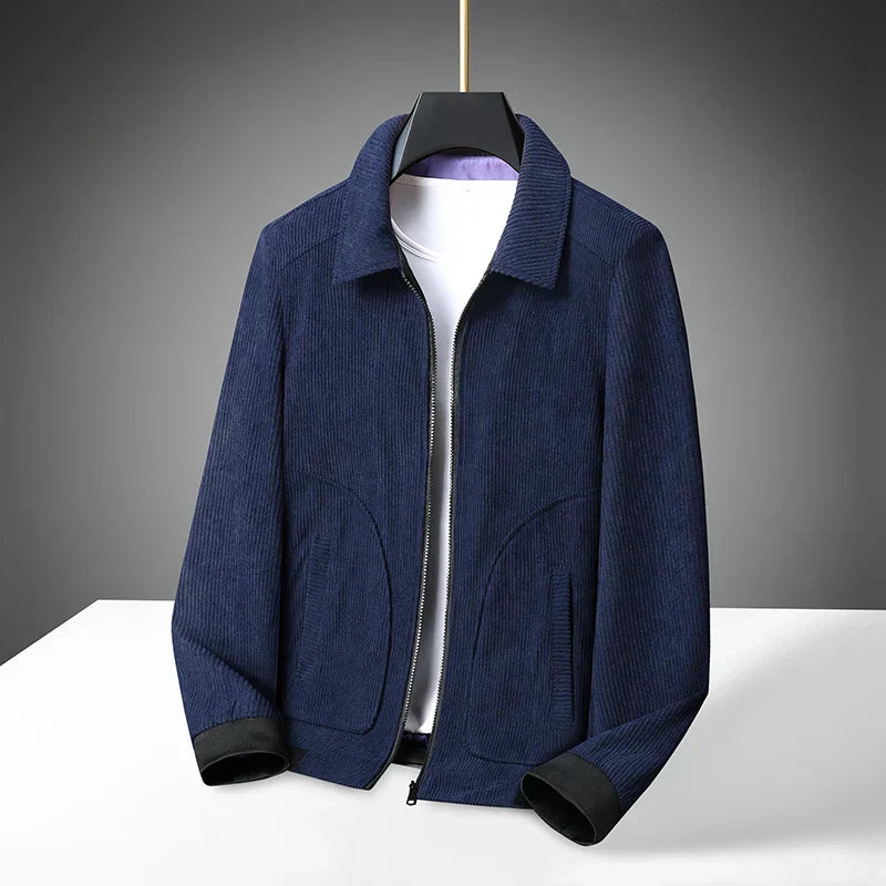 Drune | Cordjacke für Herren mit Reißverschluss