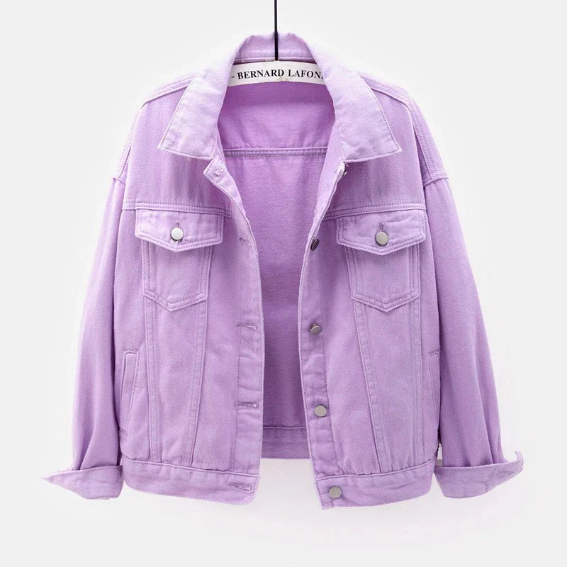 Drune | klassische Damen Jeansjacke in vielen Farben
