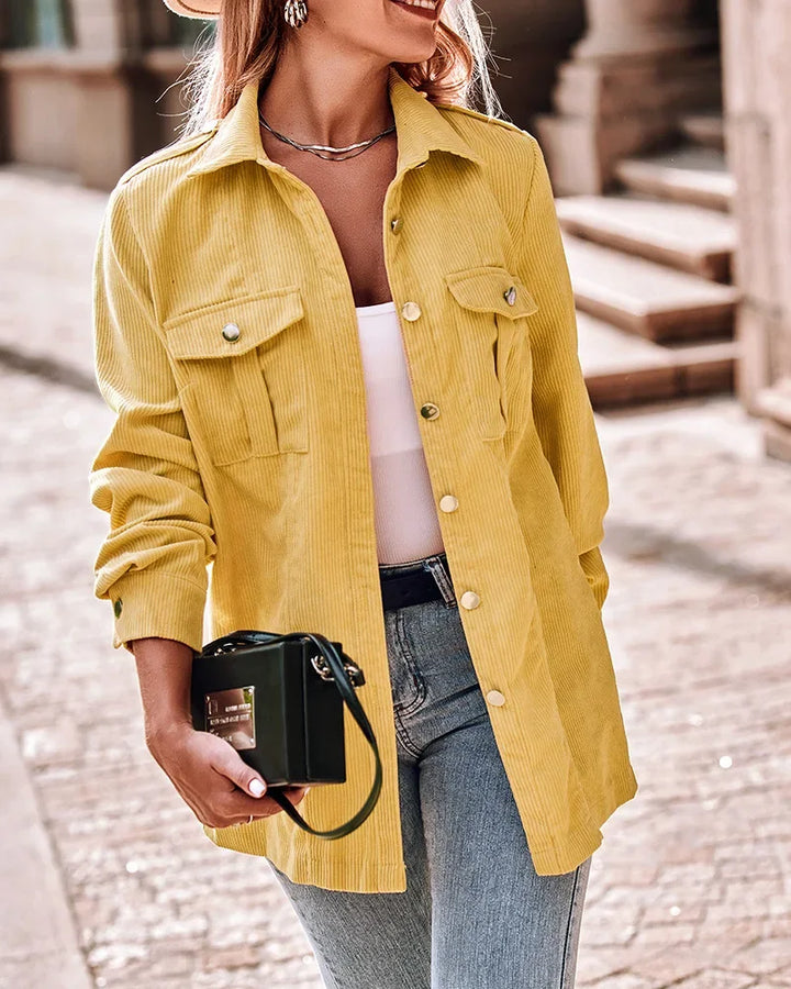 Drune | Warme Damen Cordjacke