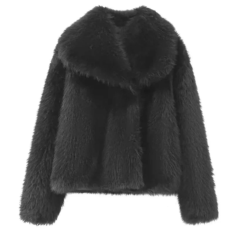 Drune | Elegante Kunstfell Winterjacke für Damen