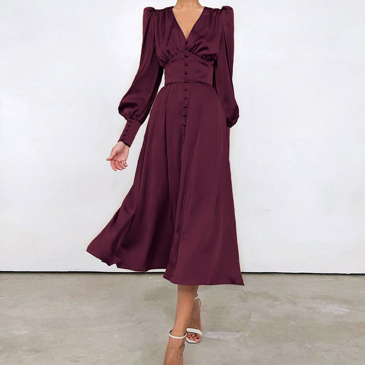 Drune | Elegante Satinkleider für Frühling und Sommer