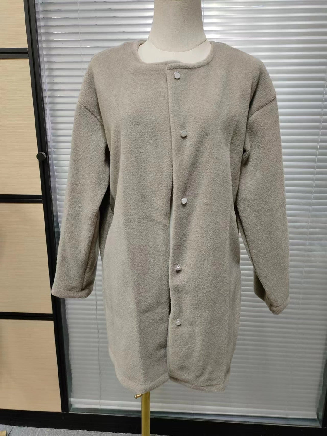 Drune Damen Strickjacke | Wollene Freizeitjacke für Frauen: Lange Stricktops Outwear