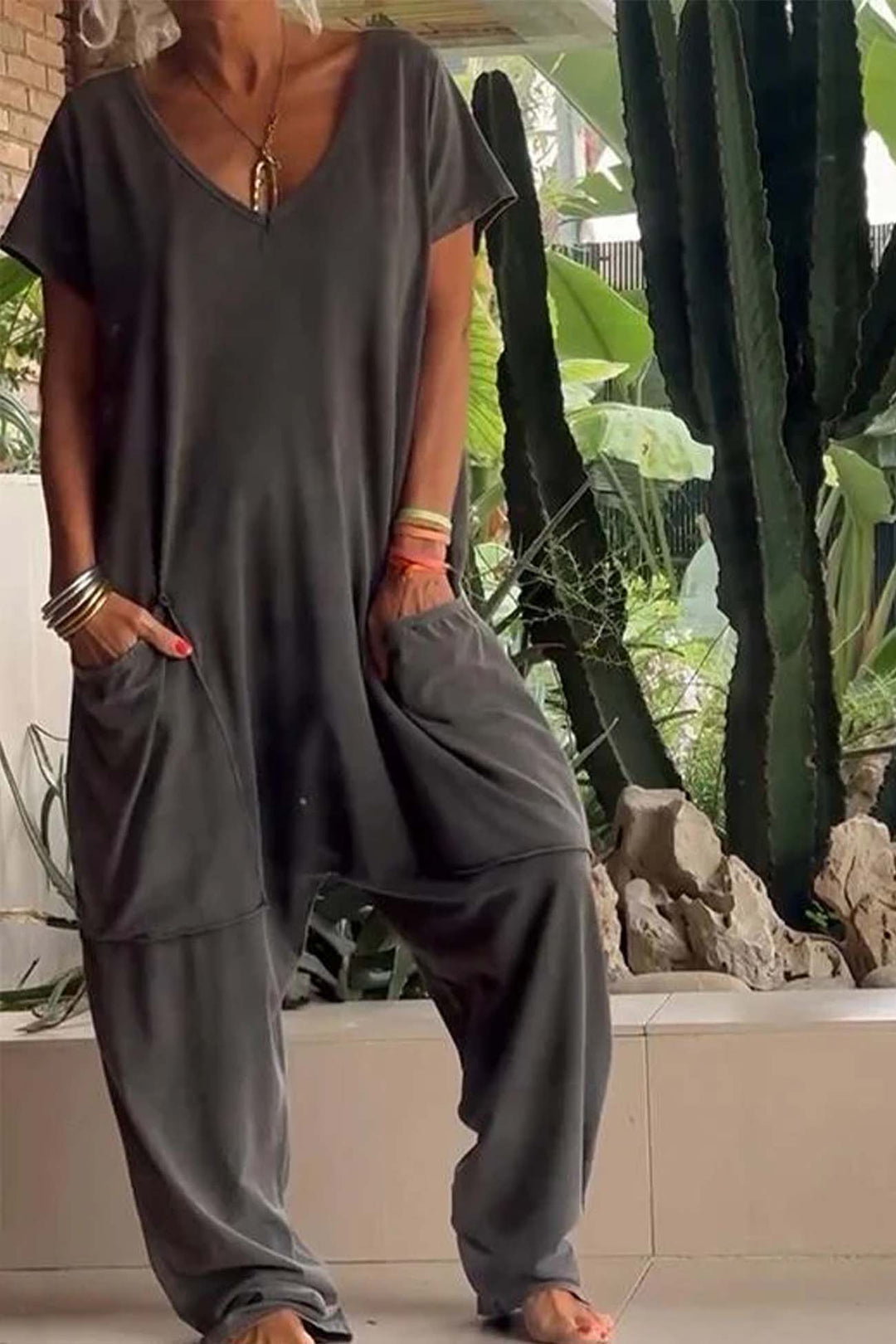 Drune | Entspanntes Stil Jumpsuit