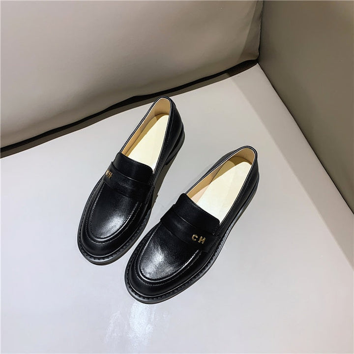 Drune | Multi Color Block Echtes Leder Loafer