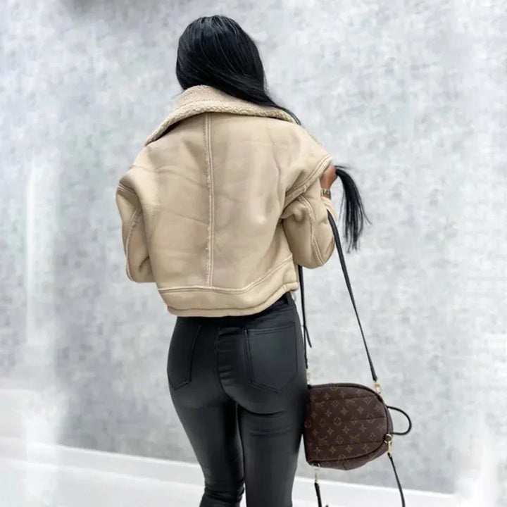 Drune | Aviator Kunstlederjacke