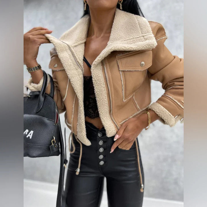 Drune | Kunstlederjacke im Trendstil