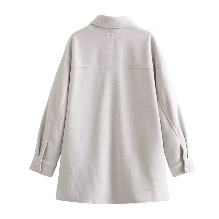 Drune | Damen Wollhemdjacke
