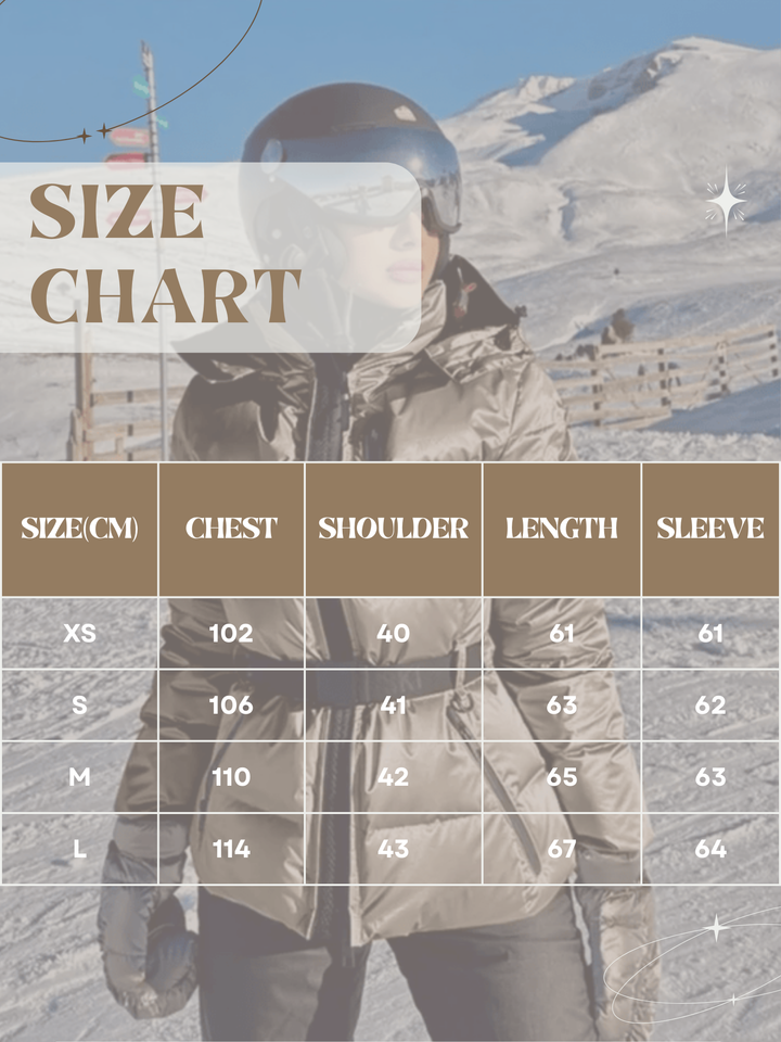 Drune | Daunenjacke für Frauen - Mit Kapuze, Gürtel - Winter