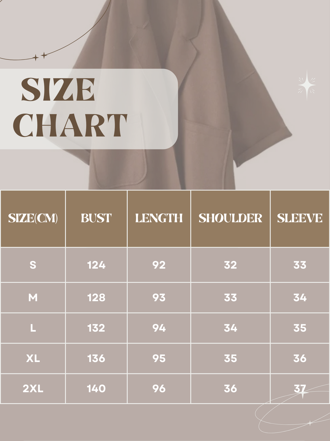 Drune | Übergrößen Trenchcoat für Damen - Wollmischung