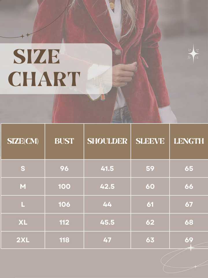 Drune | Samt-Blazer für Damen - Taillierte Passform, goldene Knopfakzente