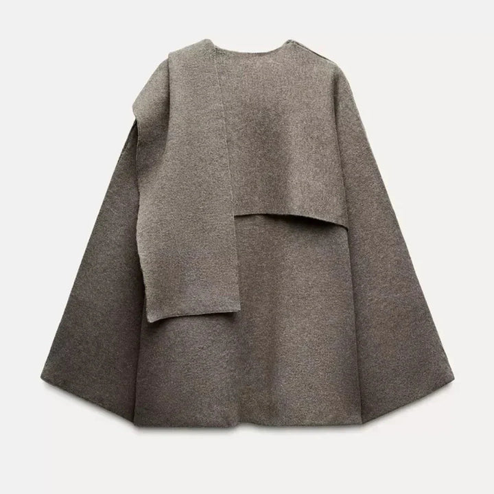 Drune | Offene Front Wolle Capejacken Damenbekleidung