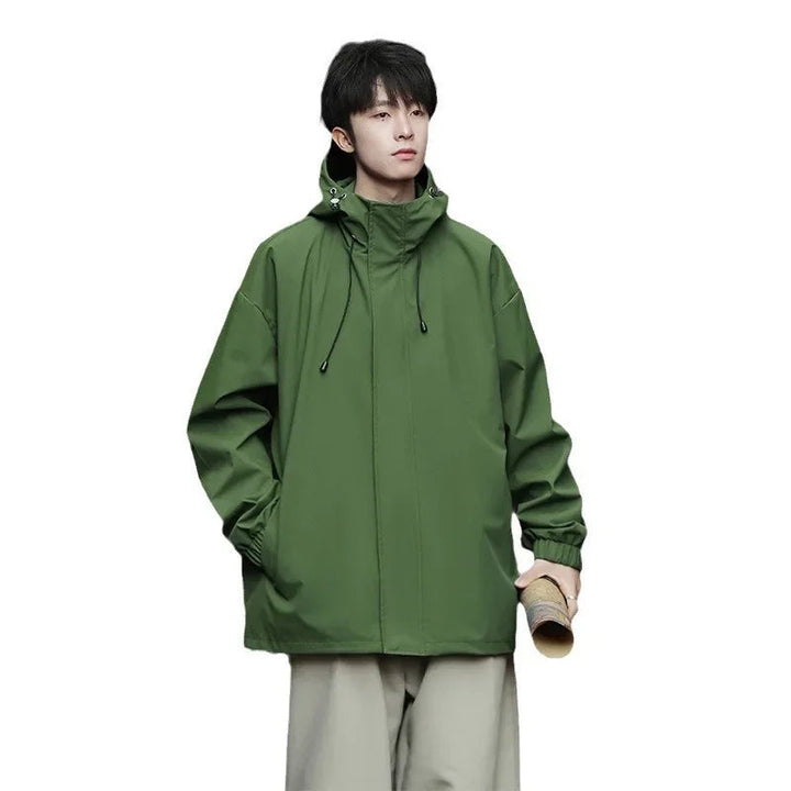Drune | Skijacke für Herren Oversized mit Kapuze - Winterfunktion