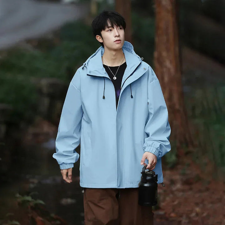 Drune | Skijacke für Herren Oversized mit Kapuze - Winterfunktion