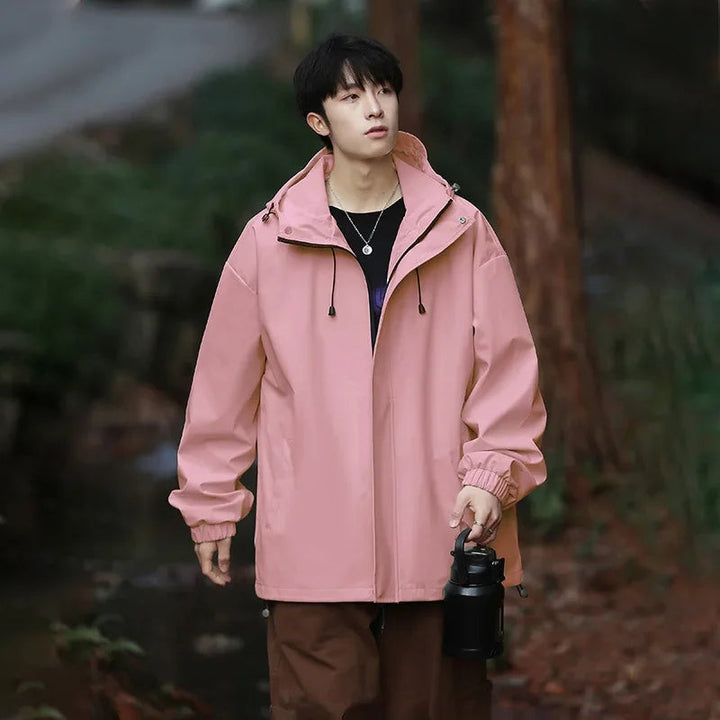 Drune | Skijacke für Herren Oversized mit Kapuze - Winterfunktion