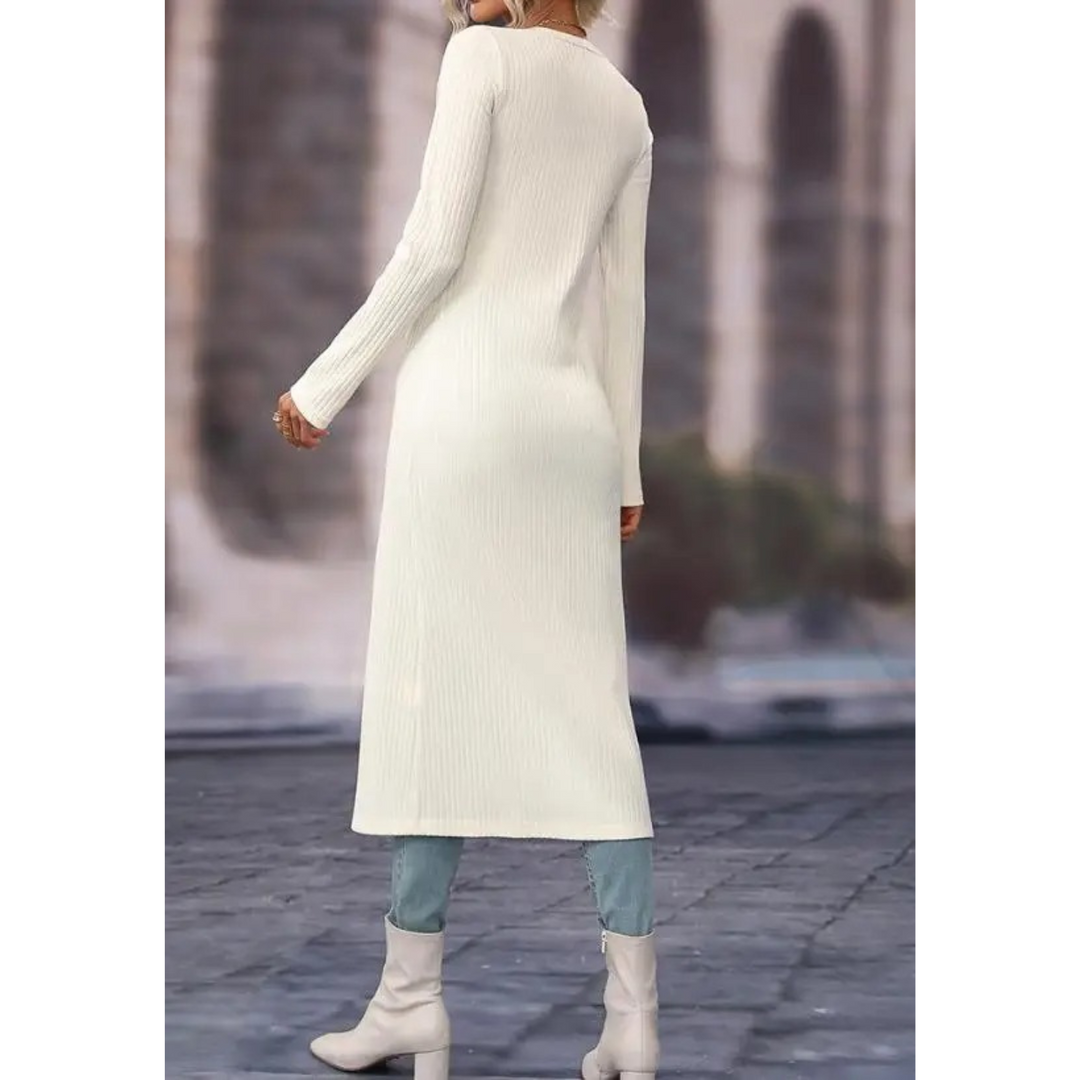 Drune | Fit V-ausschnitt Mit Knopf Lange Sommerjacke