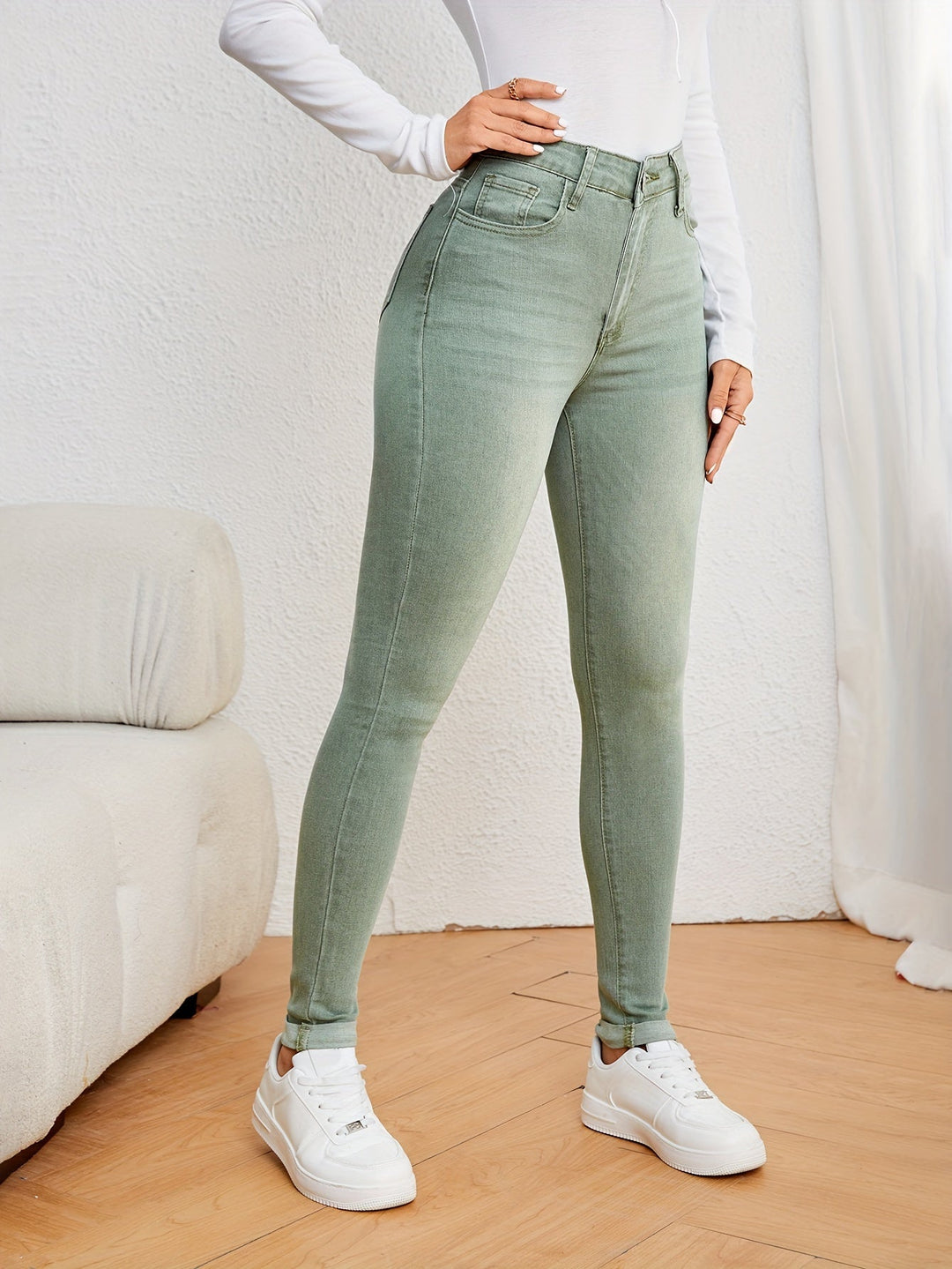 Drune | Fit Damenjeans mit Hoher Taille