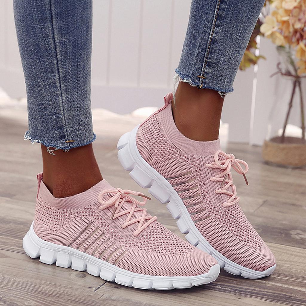 Slip-On Sneakers - Atmungsaktiv - Orthopädisch - Mesh Sneakers - Damen Trainingsschuhe Drune