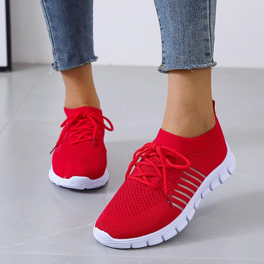 Slip-On Sneakers - Atmungsaktiv - Orthopädisch - Mesh Sneakers - Damen Trainingsschuhe Drune