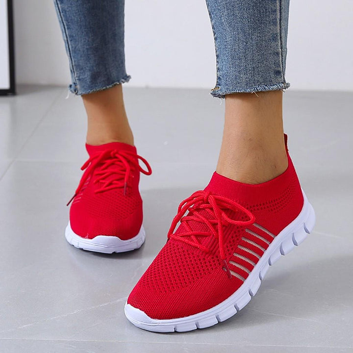 Slip-On Sneakers - Atmungsaktiv - Orthopädisch - Mesh Sneakers - Damen Trainingsschuhe Drune