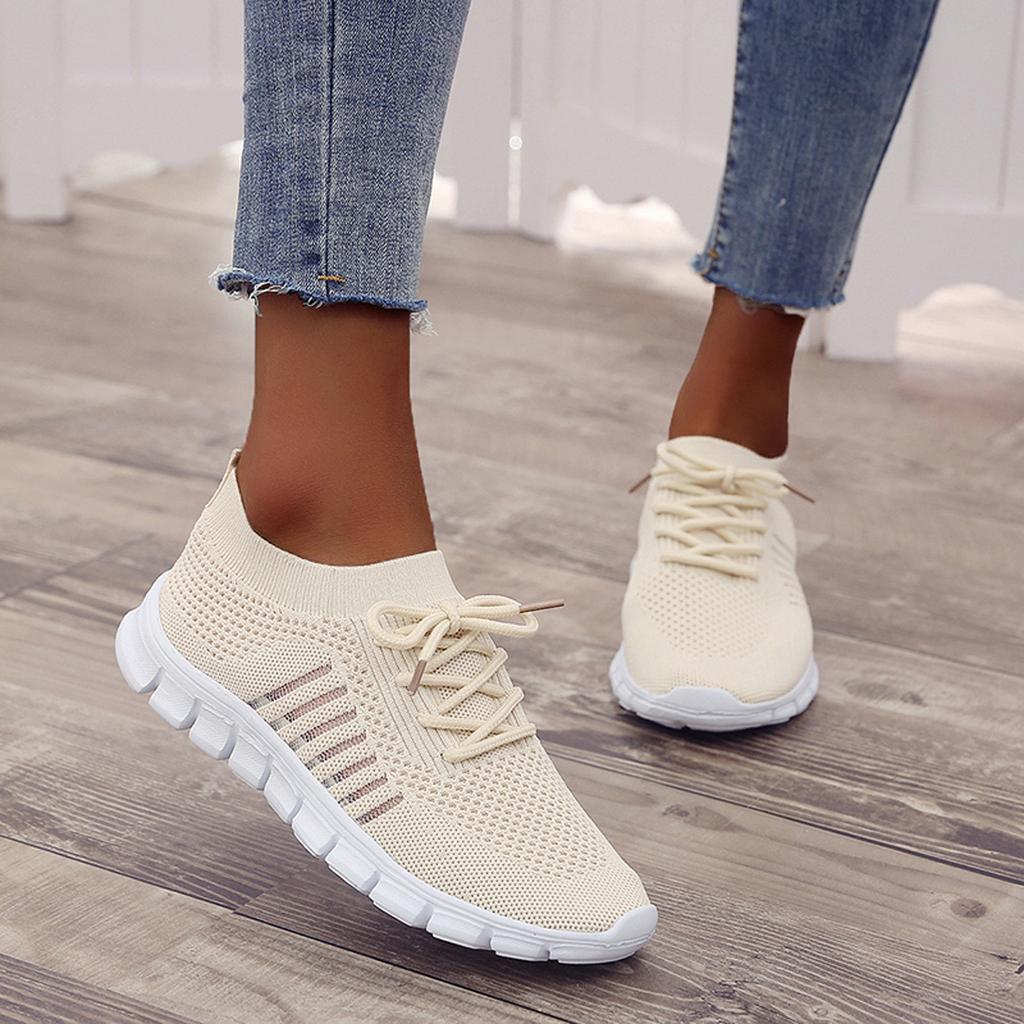 Slip-On Sneakers - Atmungsaktiv - Orthopädisch - Mesh Sneakers - Damen Trainingsschuhe Drune