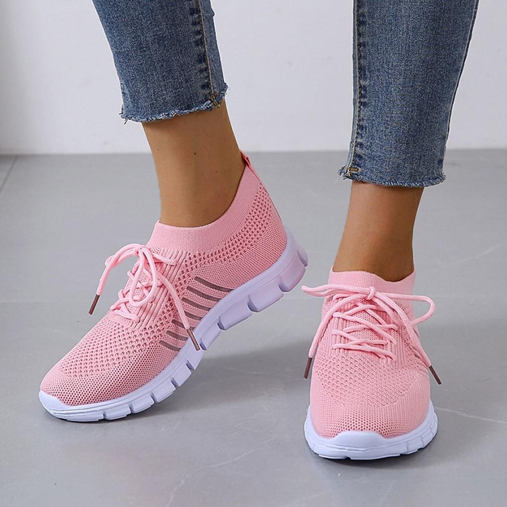Slip-On Sneakers - Atmungsaktiv - Orthopädisch - Mesh Sneakers - Damen Trainingsschuhe Drune