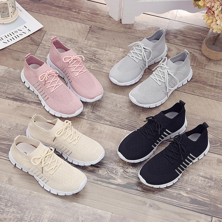 Slip-On Sneakers - Atmungsaktiv - Orthopädisch - Mesh Sneakers - Damen Trainingsschuhe Drune