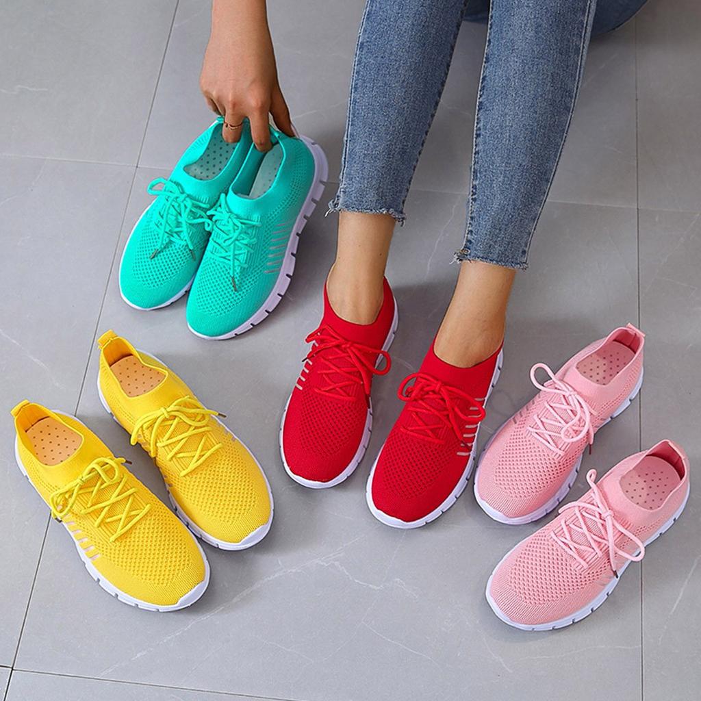 Slip-On Sneakers - Atmungsaktiv - Orthopädisch - Mesh Sneakers - Damen Trainingsschuhe Drune