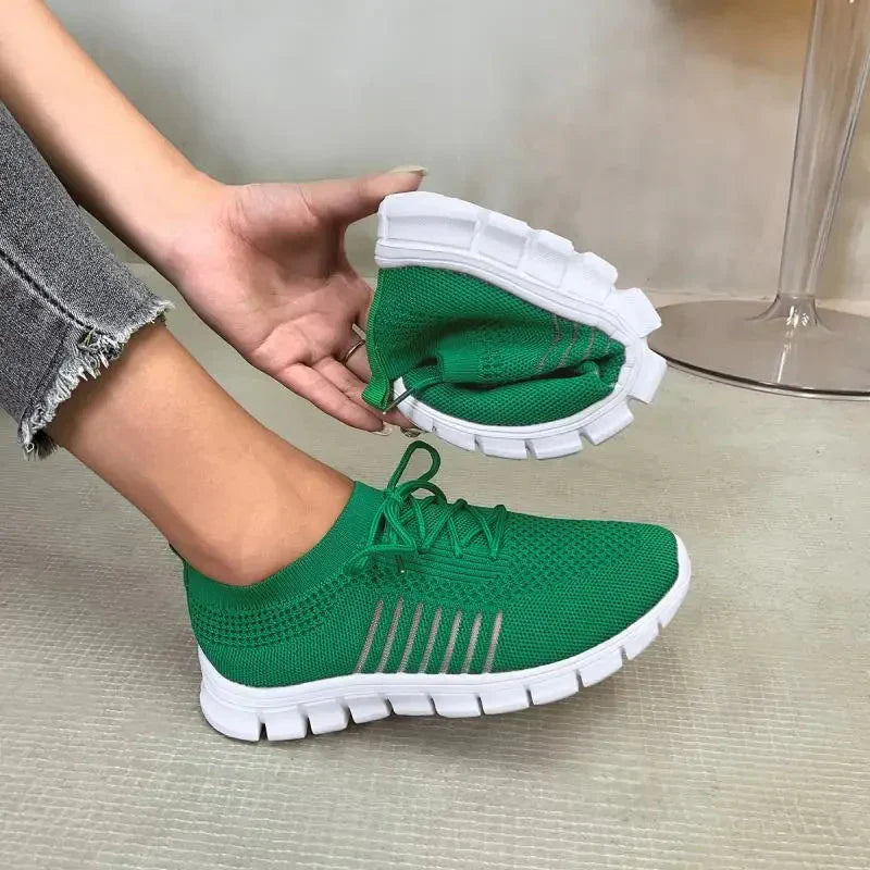 Drune | On Sneakers Orthopädisch Walking Mesh Sneakers Damen Schuhe