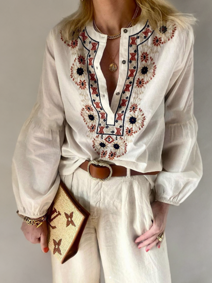 Drune | gestickte Boho-Tunika für Sommergefühle
