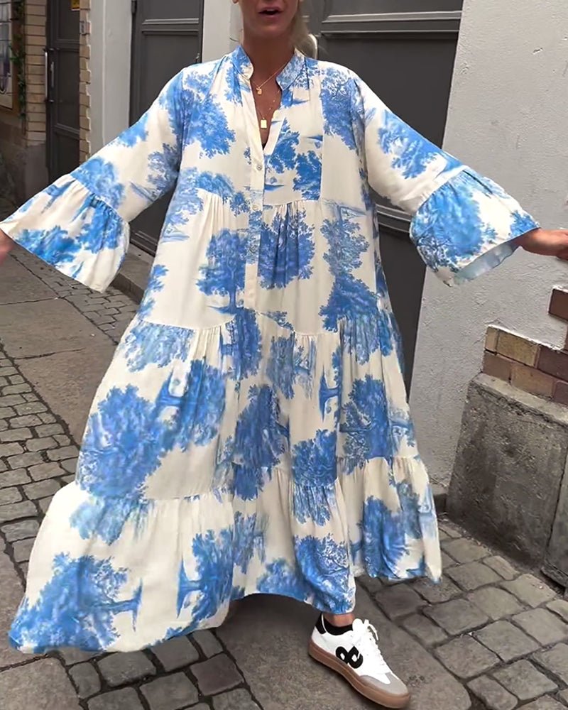 Drune | Lange Elegante Fließkleid