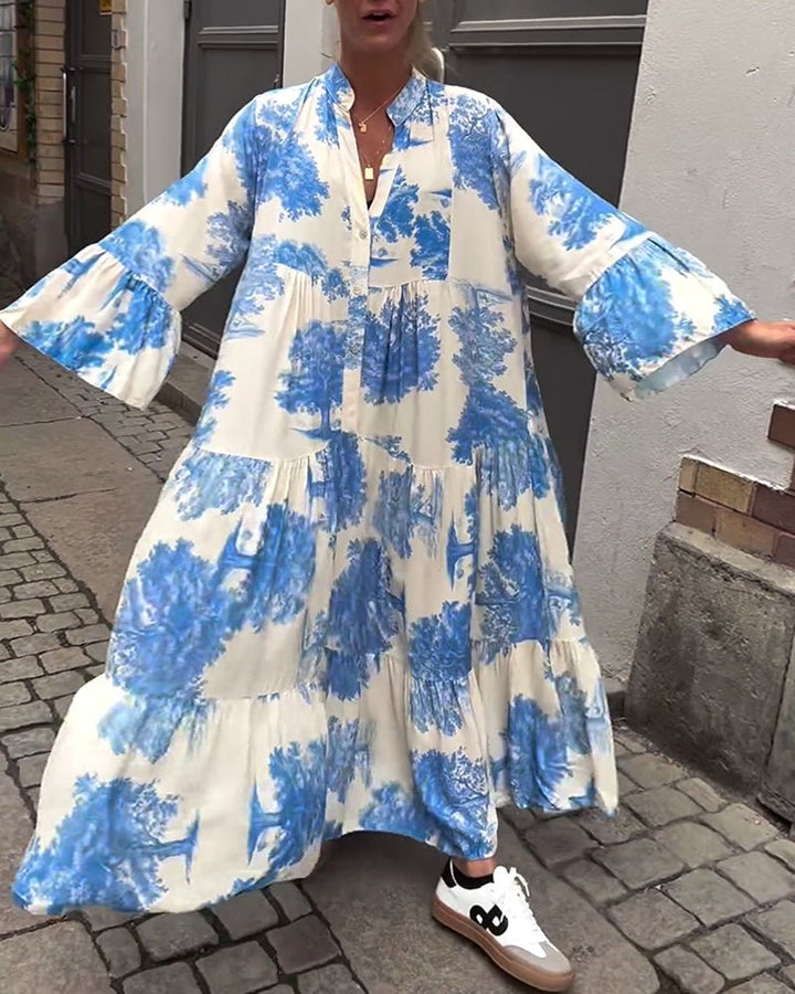 Drune | Lange Elegante Fließkleid