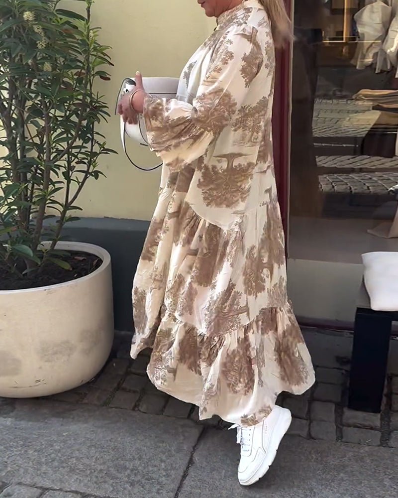 Drune | Lange Elegante Fließkleid