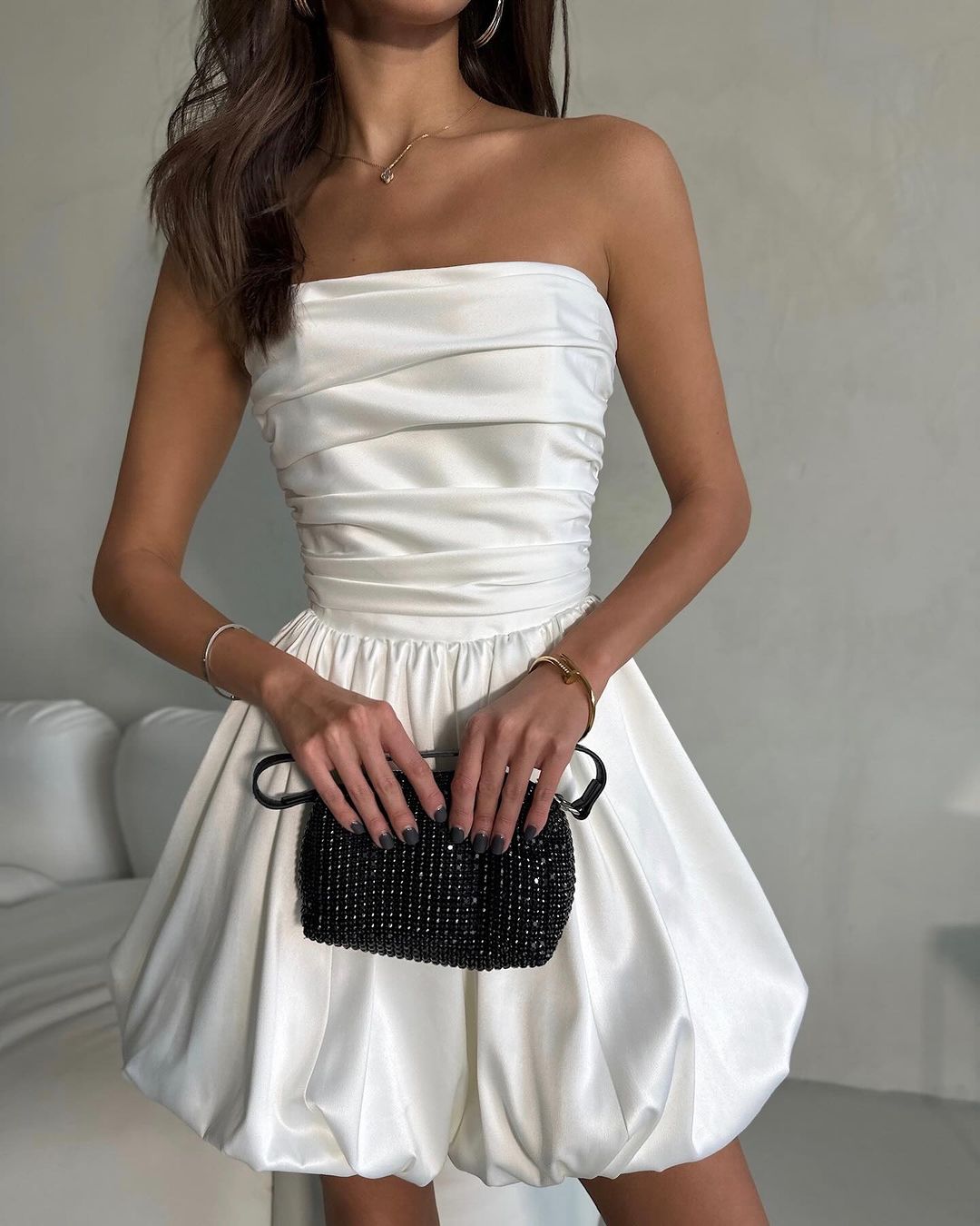 Drune | Trägerloses Partykleid Für Frauen