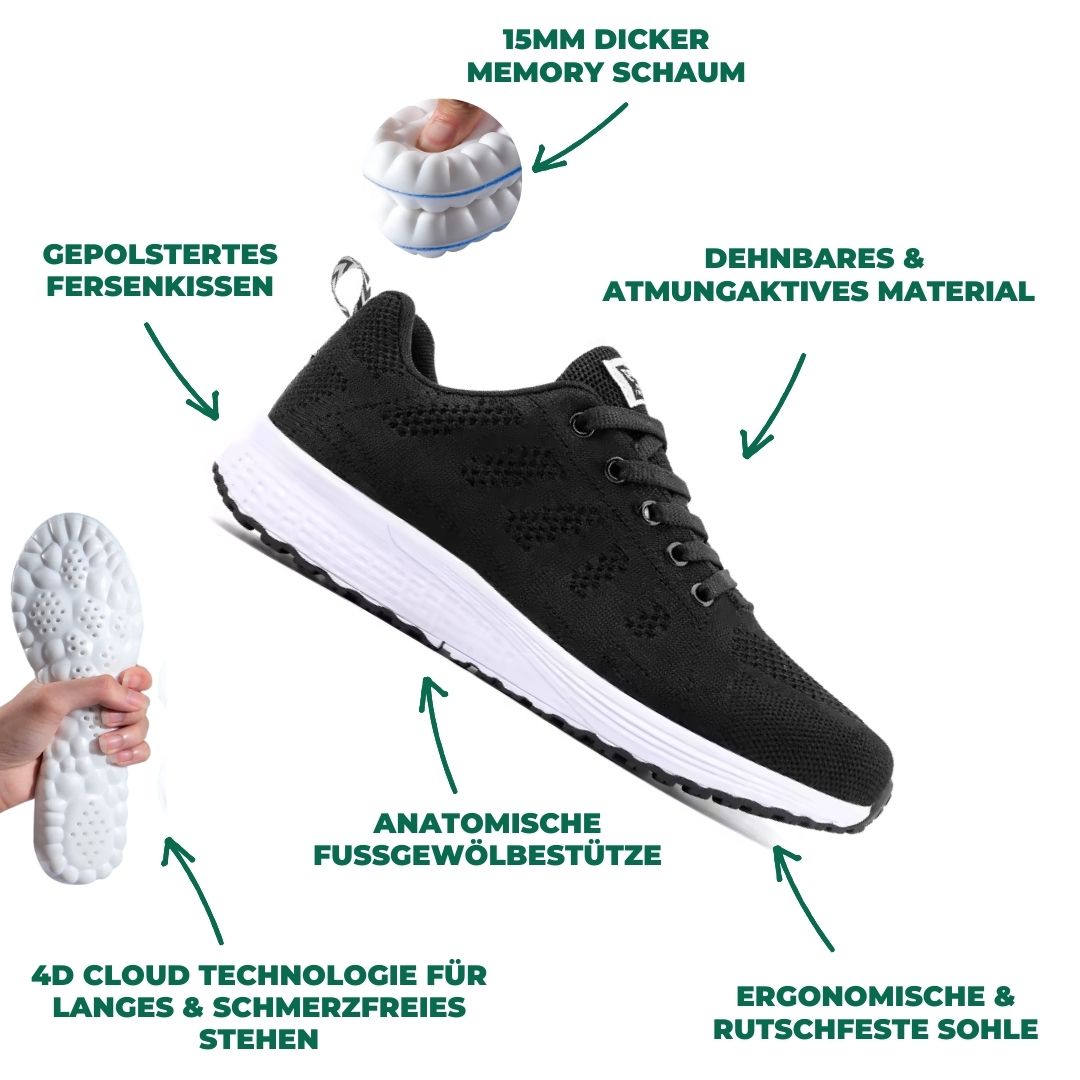 Drune - Leichte, flexible Trainingsschuhe | Performance-Sneaker mit gepolsterter Sohle