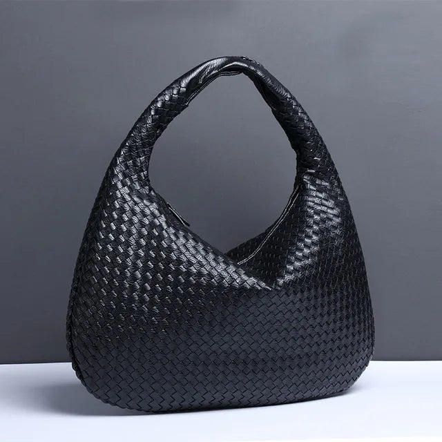 Drune | Vintage Umhängetasche Damen Geflochtene Handtasche mit Reißverschluss Im Sale