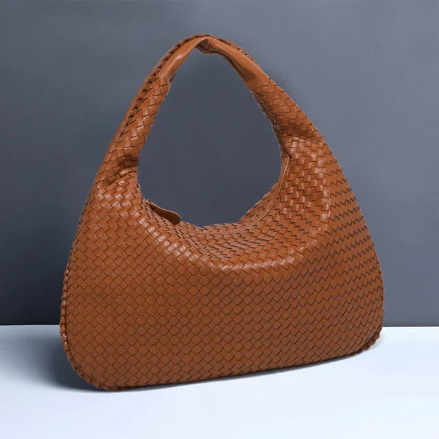 Drune | Vintage Umhängetasche Damen Geflochtene Handtasche mit Reißverschluss Im Sale