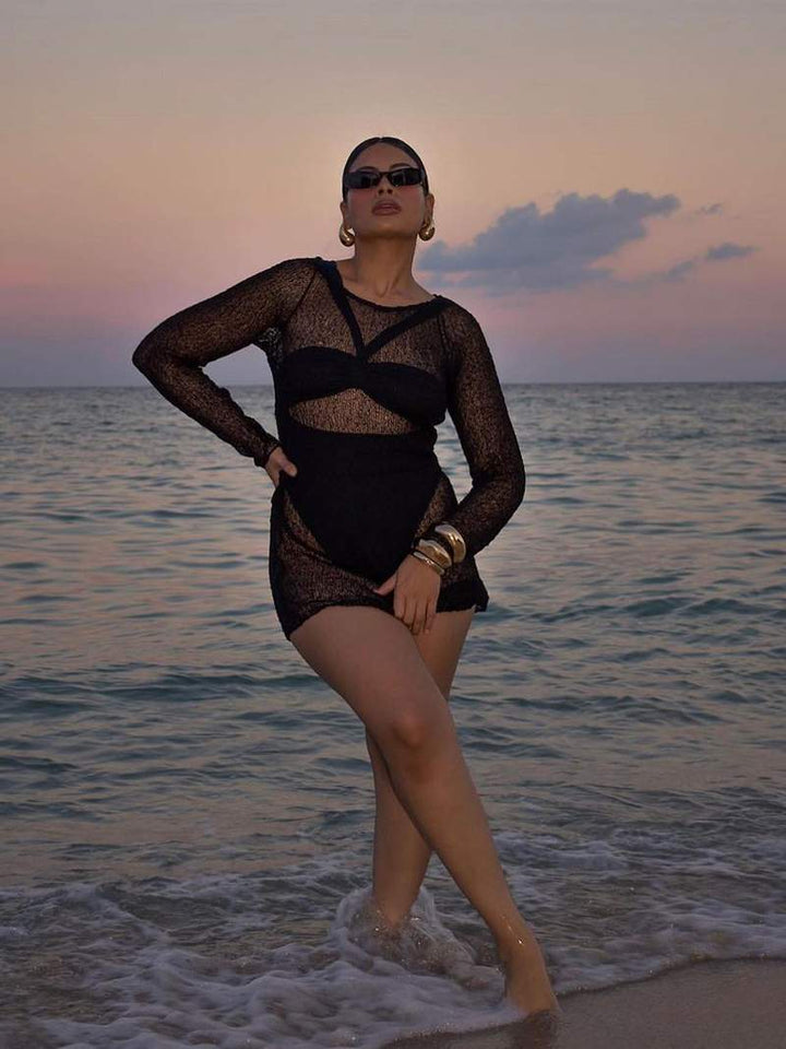 Drune - Transparentes Minikleid | Sexy Elegantes Sommerkleid