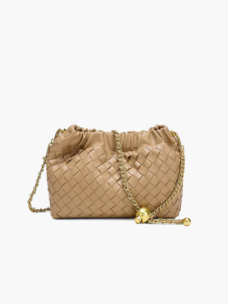 Drune | Luxuriöse Damen Tasche Mit Goldener Kette