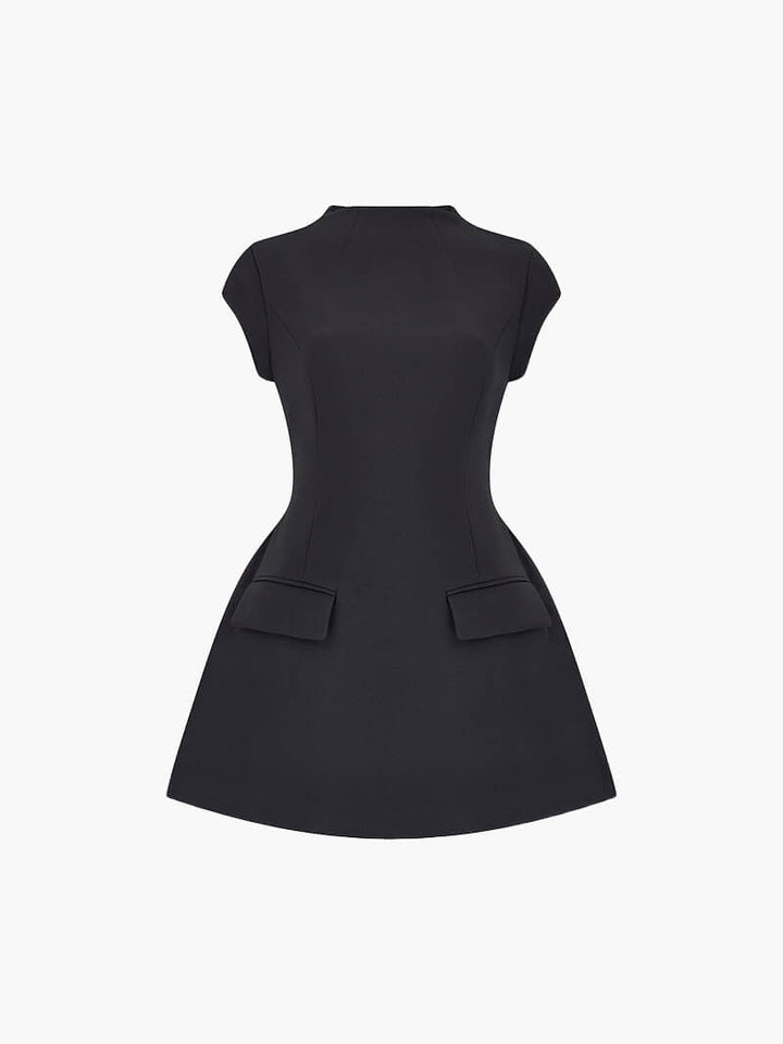 Drune | Kleid - Elegant Schwarz - Perfekt für Romantische Abende