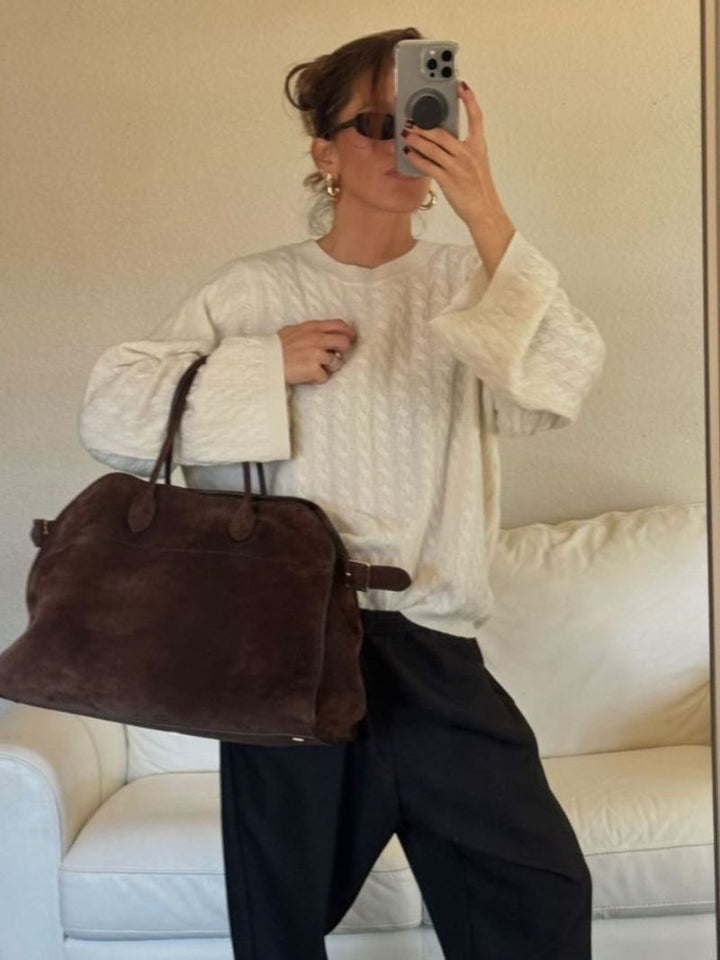 Drune | Damenhandtasche mit Geräumigem Innenraum