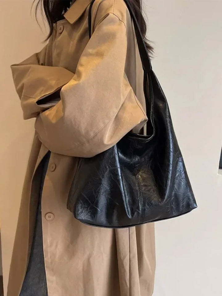 Drune | Bequeme Damen Schultertasche mit Reißverschluss