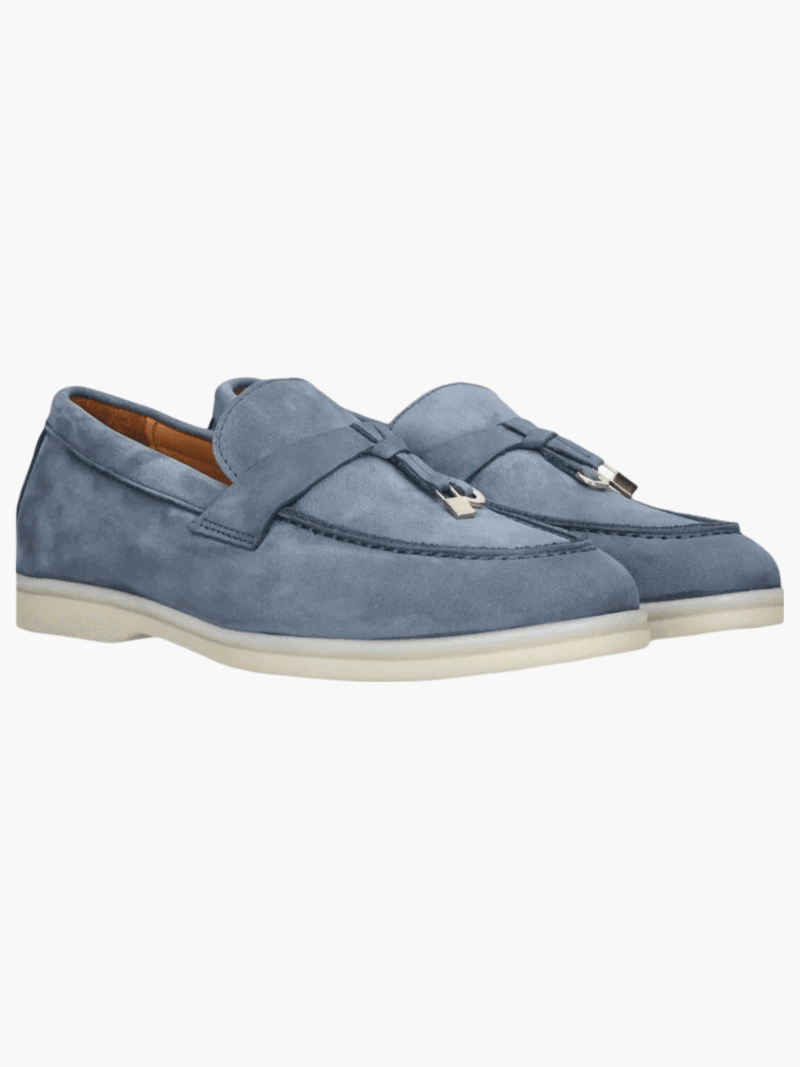 Damen Elegante Wildleder Loafer