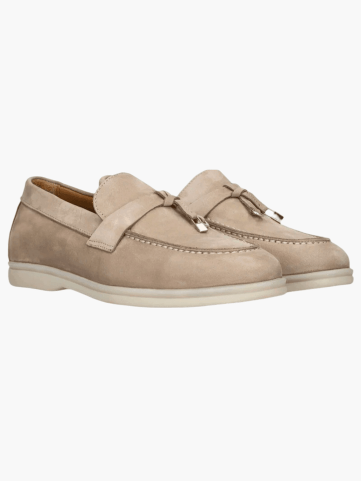 Damen Elegante Wildleder Loafer