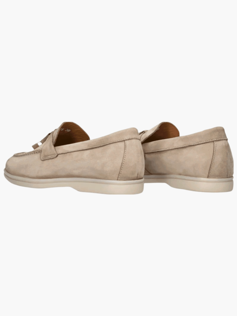 Damen Elegante Wildleder Loafer