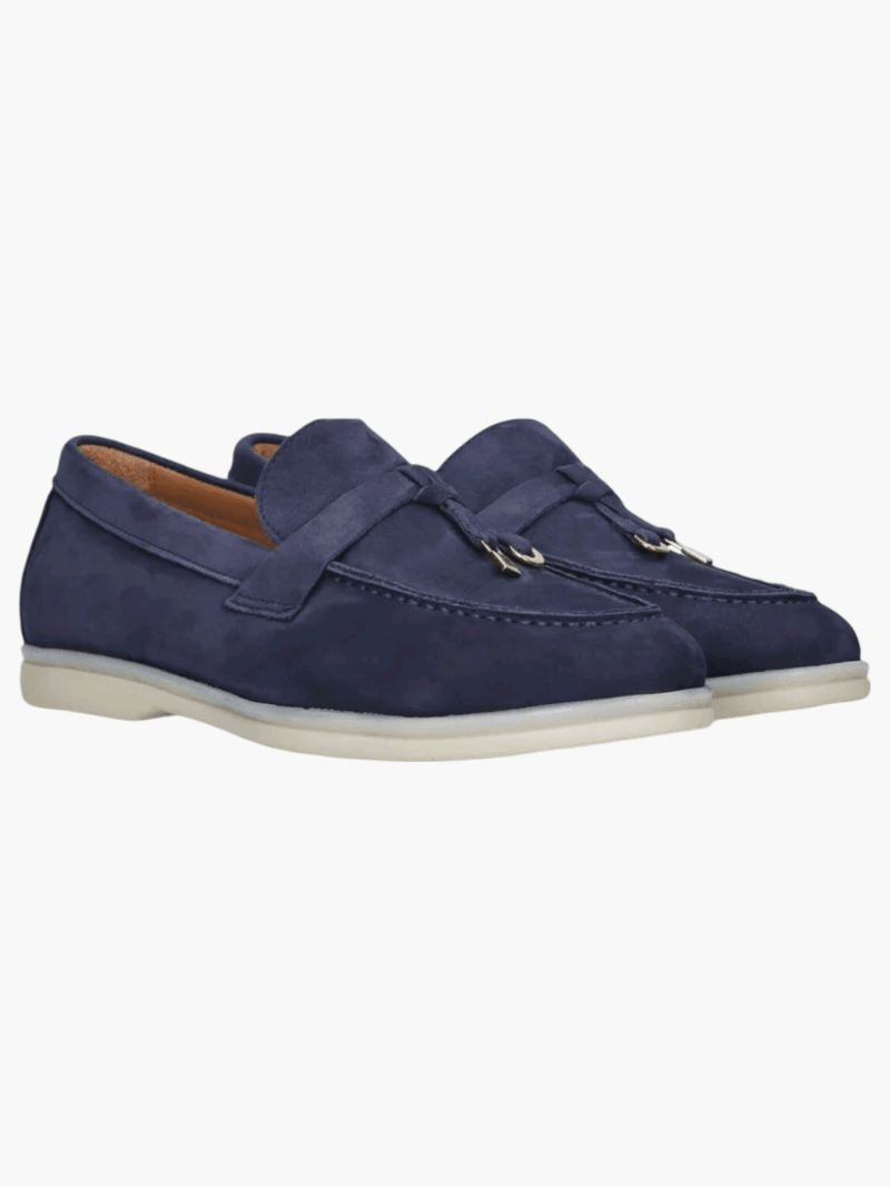 Damen Elegante Wildleder Loafer